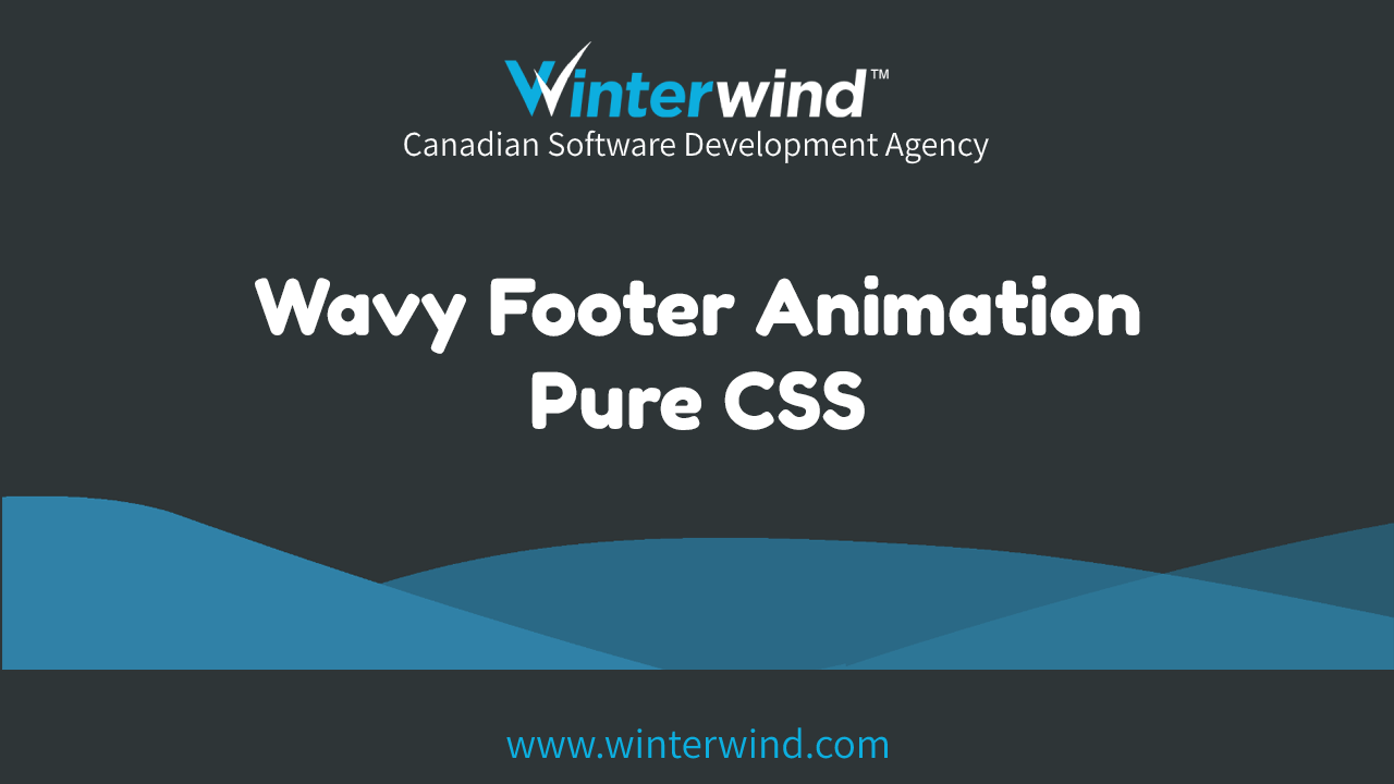 Wavy Footer Animation Thumbnail