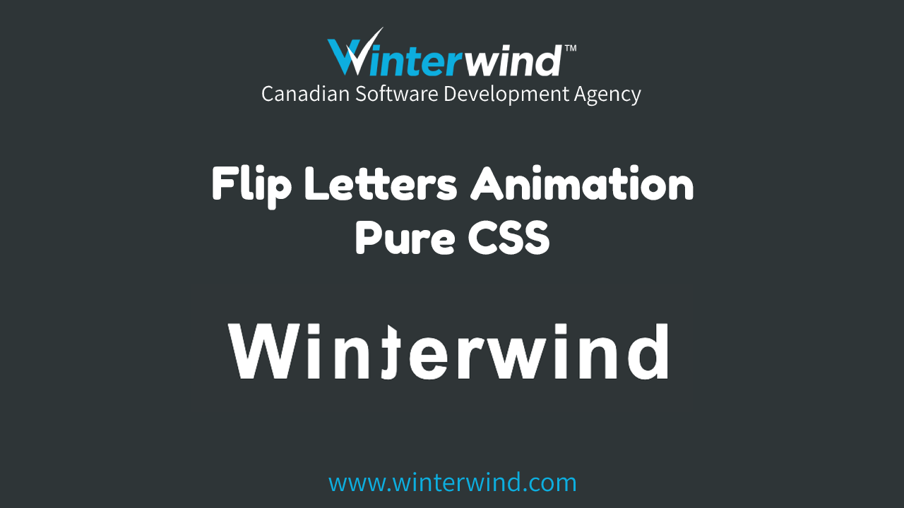 Flip Letters Animation Thumbnail