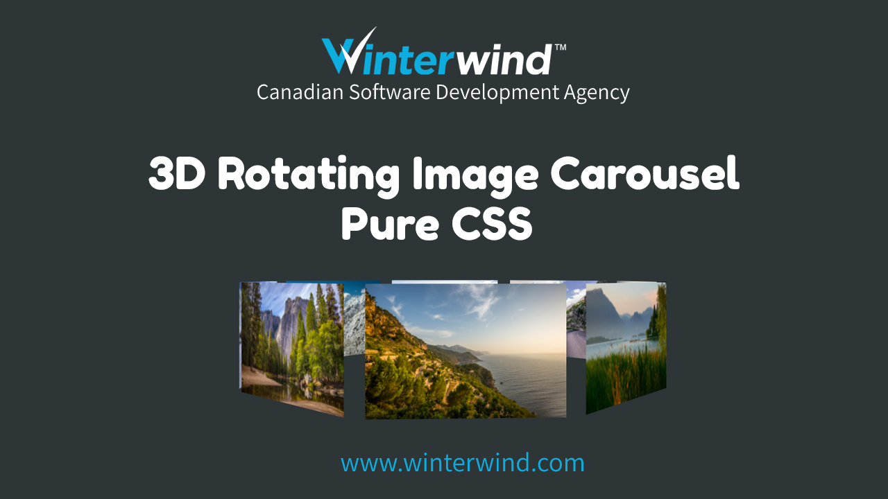 Rotating 3D Image Carousel Thumbnail