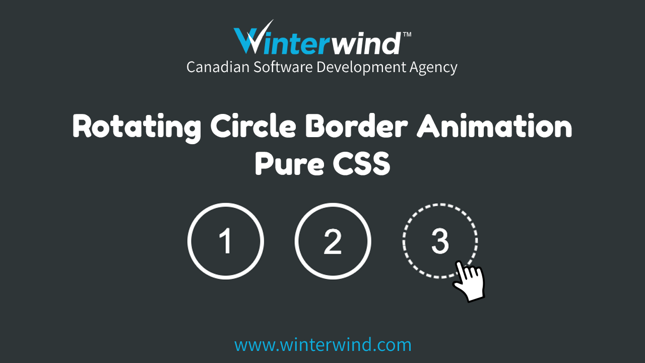 Rotating Circle Border Animation Thumbnail