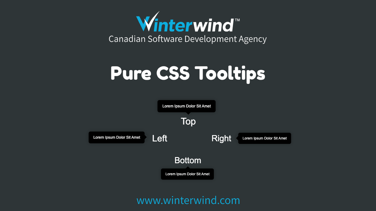 Pure CSS Tooltips Thumbnail