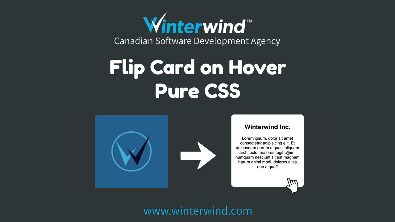 Flip Card on Hover Thumbnail